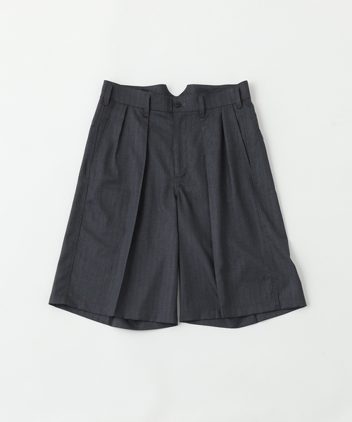 BAYCREW'S DEPO(ベイクルーズデポ)の「SandWaterr / サンドウォーター RESEARCHED 3/4 SLACKS SW-P0408(スラックス・メンズ・ブラック/グレー・1/2)」の2枚目の写真