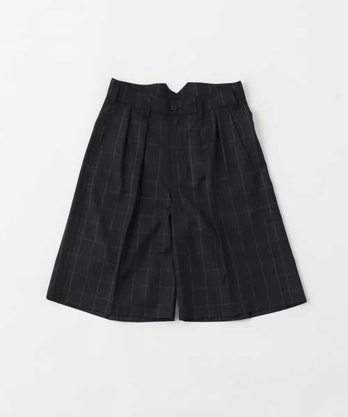 BAYCREW'S DEPO(ベイクルーズデポ)の「SandWaterr / サンドウォーター RESEARCHED 3/4 SLACKS SW-P0408(スラックス・メンズ・ブラック/グレー・1/2)」の1枚目の写真