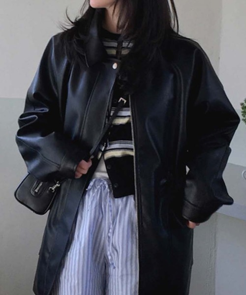 LAFFMO（ラフモ）の「ランダムマルチボーダーニットカーディガン（カーディガン/ボレロ・レディース・ブラック/グレー/ベージュ・F）」の11枚目の写真