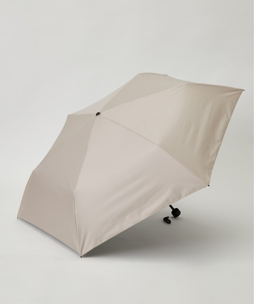 nissen(ニッセン)の「PROTECT U(プロテクトユー)晴雨兼用折りたたみ傘(遮光・遮熱)(折りたたみ傘・レディース・グレー/ブラック/ホワイト/ベージュ・FREE)」の4枚目の写真