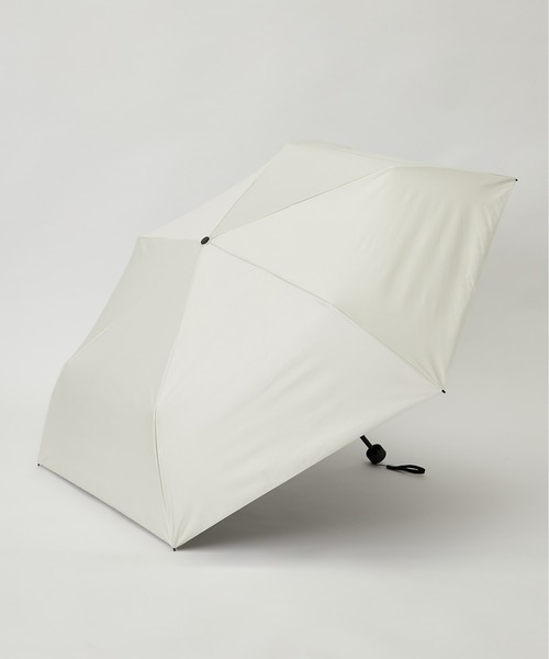 nissen(ニッセン)の「PROTECT U(プロテクトユー)晴雨兼用折りたたみ傘(遮光・遮熱)(折りたたみ傘・レディース・グレー/ブラック/ホワイト/ベージュ・FREE)」の2枚目の写真