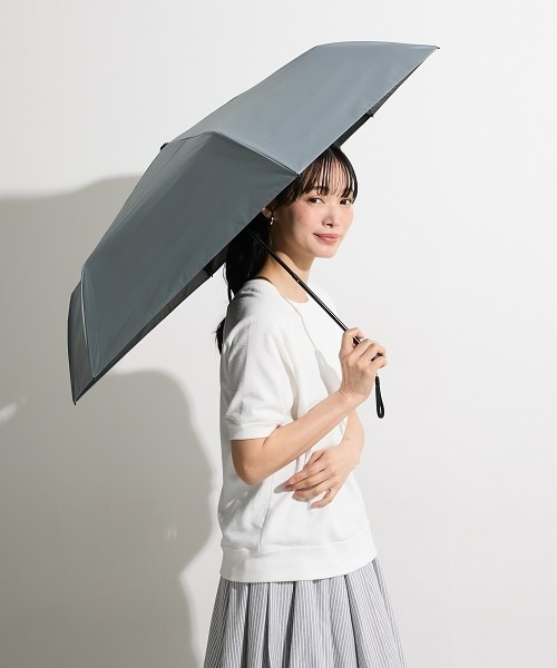 nissen(ニッセン)の「PROTECT U(プロテクトユー)晴雨兼用折りたたみ傘(遮光・遮熱)(折りたたみ傘・レディース・グレー/ブラック/ホワイト/ベージュ・FREE)」の10枚目の写真