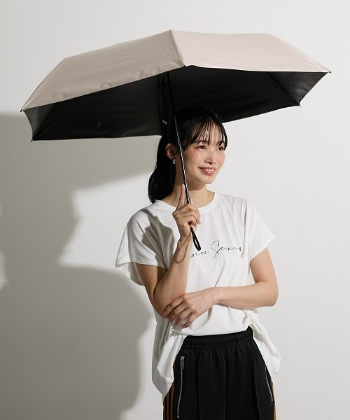 nissen(ニッセン)の「PROTECT U(プロテクトユー)晴雨兼用折りたたみ傘(遮光・遮熱)(折りたたみ傘・レディース・グレー/ブラック/ホワイト/ベージュ・FREE)」の13枚目の写真