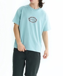 RVCA メンズ TRIBAL SPIN SS Tシャツ 【2025年夏モデル】/ルーカ半袖ロゴTシャツ
