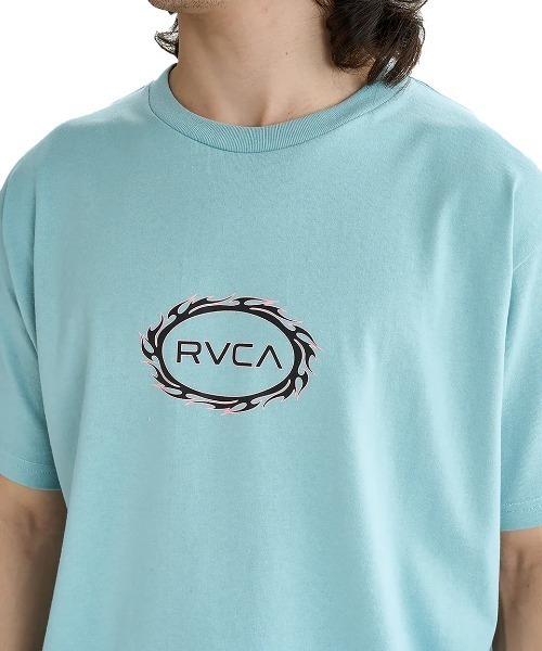 RVCA（ルーカ）の「RVCA メンズ TRIBAL SPIN SS Tシャツ 【2025年夏モデル】/ルーカ半袖ロゴTシャツ（Tシャツ/カットソー・メンズ・ホワイト/ライトブルー/ブラック/クリーム・SMALL/MEDIUM/LARGE/X-LARGE）」の12枚目の写真