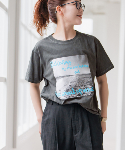 Spick and Span メイプルphoto Tee セール】melple / メイプル photo Tee（Tシャツ/カットソー