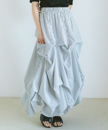 VANNIE U（ヴァニーユー）の「タックデザインスカート/SMサイズ展開（スカート）」