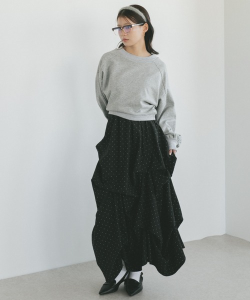 タックデザインスカート/SMサイズ展開（スカート）｜VANNIE U