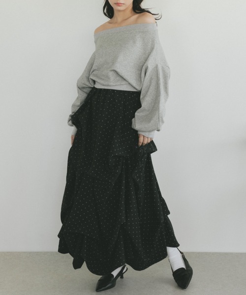 vaqutaux voyage ブラックスカート ヴァクトーヴォヤージュ vaqutaux voyage スカート Vaqutauxjapan