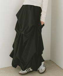Auntie Rosa（アンティローザ）の「タックデザインスカート/SMサイズ展開（スカート）」