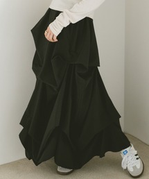 VANNIE U（ヴァニーユー）の「タックデザインスカート/SMサイズ展開（スカート）」