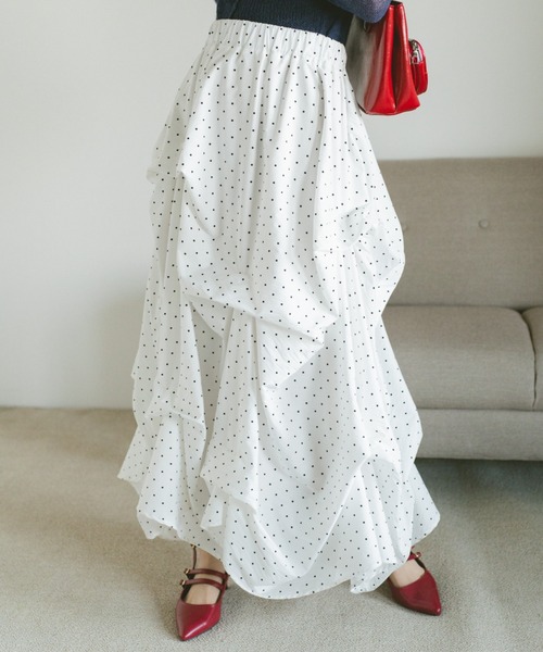 タックデザインスカート/SMサイズ展開（スカート）｜VANNIE U