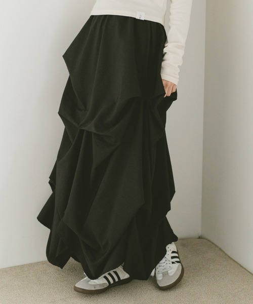 タックデザインスカート/SMサイズ展開（スカート）｜VANNIE U