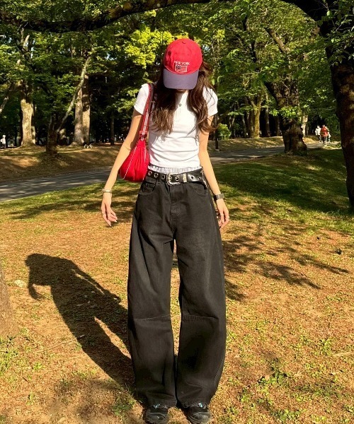 INTER FACTORY(インターファクトリー)の「SARA - 刺繍キャップ made in INTER FACTORY(キャップ・レディース・イエロー/レッド・FREE)」の11枚目の写真