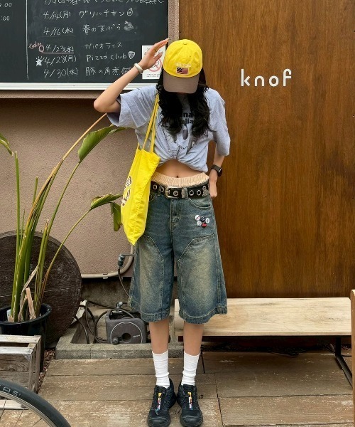 INTER FACTORY(インターファクトリー)の「SARA - 刺繍キャップ made in INTER FACTORY(キャップ・レディース・イエロー/レッド・FREE)」の16枚目の写真