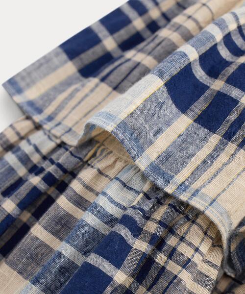 RRL インディゴチェック柄 コットンボイル ティアードスカート s7-AI282962141001_alternate20