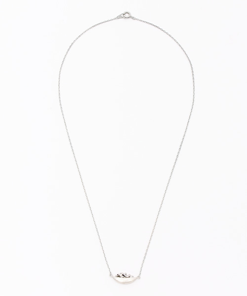 SCALA（スカラ）の「【SCALA/スカラ】原石ネックレス/made in JAPAN（日本製）（ネックレス・レディース・アンティークシルバー/アンティークゴールド・FREE）」の3枚目の写真