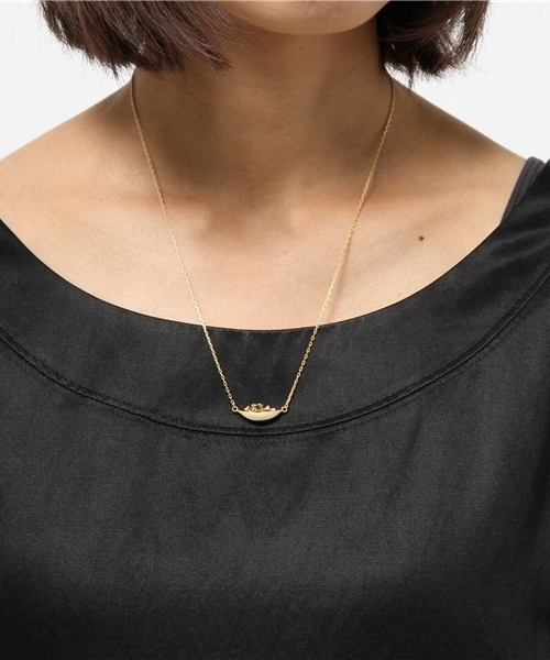 SCALA（スカラ）の「【SCALA/スカラ】原石ネックレス/made in JAPAN（日本製）（ネックレス・レディース・アンティークシルバー/アンティークゴールド・FREE）」の8枚目の写真