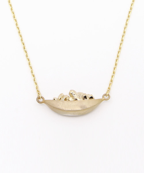 SCALA（スカラ）の「【SCALA/スカラ】原石ネックレス/made in JAPAN（日本製）（ネックレス・レディース・アンティークシルバー/アンティークゴールド・FREE）」の6枚目の写真