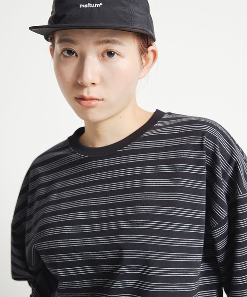 meltum（メルタム）の「ALLWEATHER TEE S/S BORDER（Tシャツ/カットソー・メンズ・ブラック・MEDIUM/LARGE）」の2枚目の写真