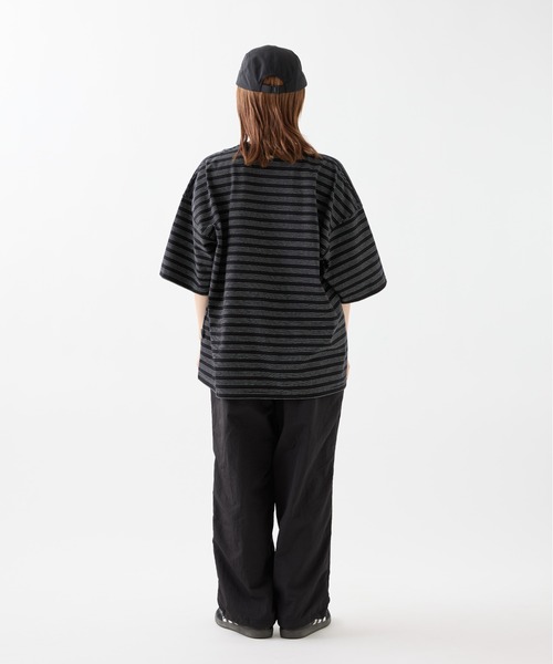 meltum（メルタム）の「ALLWEATHER TEE S/S BORDER（Tシャツ/カットソー・メンズ・ブラック・MEDIUM/LARGE）」の6枚目の写真