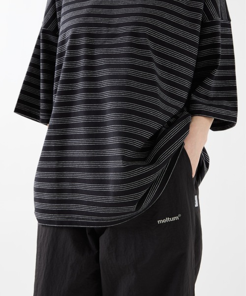 meltum（メルタム）の「ALLWEATHER TEE S/S BORDER（Tシャツ/カットソー・メンズ・ブラック・MEDIUM/LARGE）」の10枚目の写真