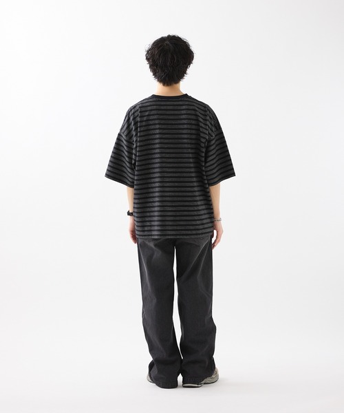 meltum（メルタム）の「ALLWEATHER TEE S/S BORDER（Tシャツ/カットソー・メンズ・ブラック・MEDIUM/LARGE）」の15枚目の写真