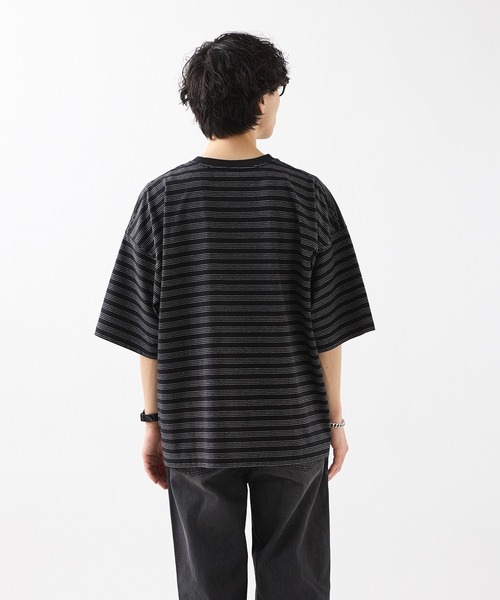 meltum（メルタム）の「ALLWEATHER TEE S/S BORDER（Tシャツ/カットソー・メンズ・ブラック・MEDIUM/LARGE）」の18枚目の写真
