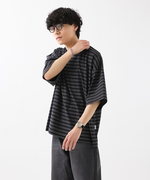 meltum（メルタム）の「ALLWEATHER TEE S/S BORDER（Tシャツ/カットソー・メンズ・ブラック・MEDIUM/LARGE）」の17枚目の写真