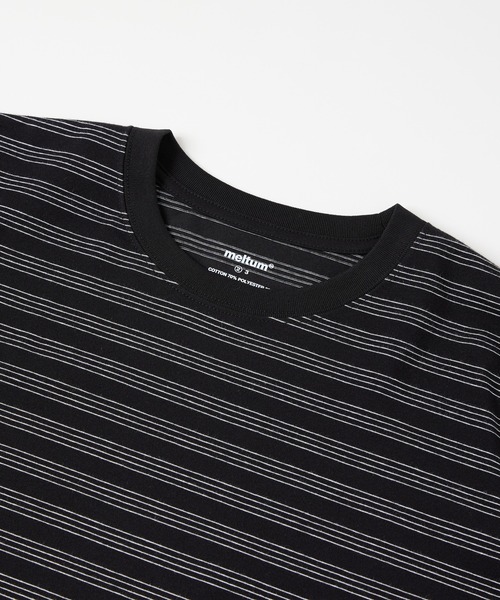 meltum（メルタム）の「ALLWEATHER TEE S/S BORDER（Tシャツ/カットソー・メンズ・ブラック・MEDIUM/LARGE）」の19枚目の写真