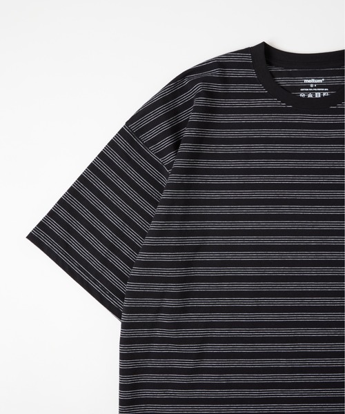 meltum（メルタム）の「ALLWEATHER TEE S/S BORDER（Tシャツ/カットソー・メンズ・ブラック・MEDIUM/LARGE）」の21枚目の写真