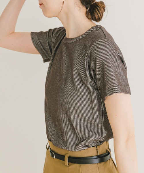 ITEMS URBANRESEARCH(アイテムズ アーバンリサーチ)の「チビテレコTシャツ(Tシャツ/カットソー・レディース・チャコールグレー/グリーン/ホワイト・FREE)」の19枚目の写真