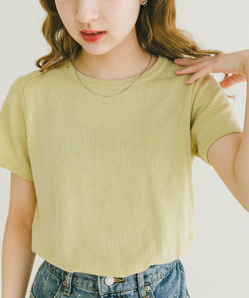 ITEMS URBANRESEARCH(アイテムズ アーバンリサーチ)の「チビテレコTシャツ(Tシャツ/カットソー・レディース・チャコールグレー/グリーン/ホワイト・FREE)」の13枚目の写真