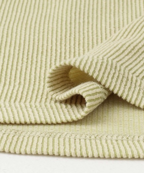 ITEMS URBANRESEARCH(アイテムズ アーバンリサーチ)の「チビテレコTシャツ(Tシャツ/カットソー・レディース・チャコールグレー/グリーン/ホワイト・FREE)」の7枚目の写真