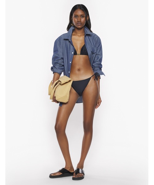 Maison Kitsune（メゾンキツネ）の「BABY FOX BIKINI SET（水着・レディース・ピンクベージュ/ブラック・XS/S/M/L）」の17枚目の写真