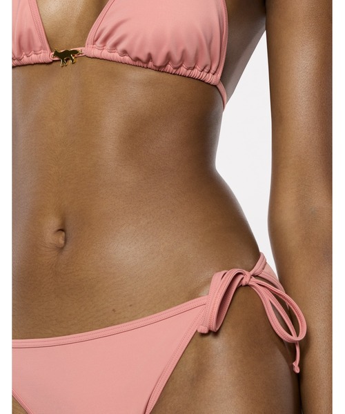 Maison Kitsune（メゾンキツネ）の「BABY FOX BIKINI SET（水着・レディース・ピンクベージュ/ブラック・XS/S/M/L）」の4枚目の写真