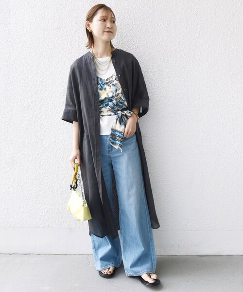 【WEB限定】〈手洗い可能〉スカーフ コンビ TEE WEB限定】〈手洗い可能〉スカーフ コンビ TEE｜シップスの通販