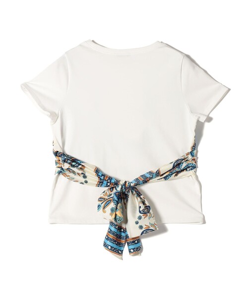 【WEB限定】〈手洗い可能〉スカーフ コンビ TEE SHIPS｜【WEB限定】<手洗い可能>スカーフ コンビ TEE | Rakuten