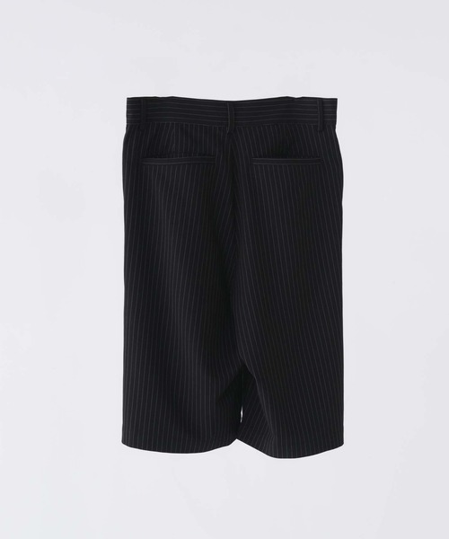 【美品✨】クラネ two tuck half pants 黒　ハーフパンツ　S セール 30%OFF】TWO TUCK HALF PANTS(505181956) | クラネ(CLANE