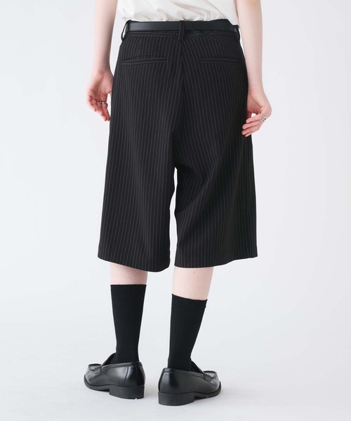 2-TUCK WIDE BAGGY HALF PANTS/2タックワイドバギーハーフパンツ