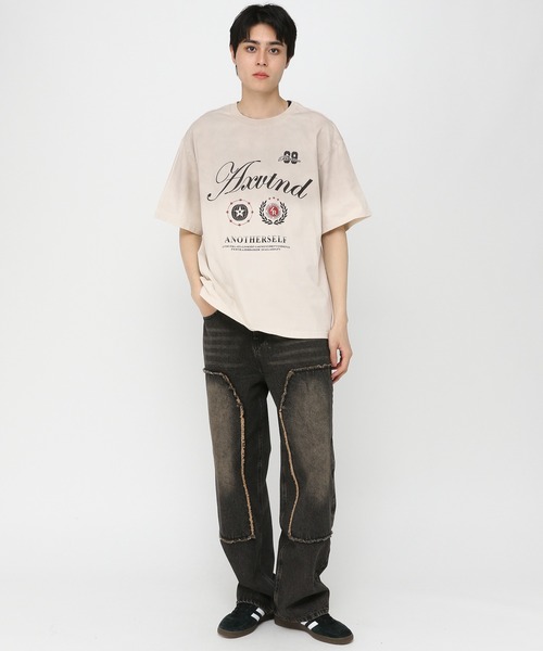 3.3 Field Trip （3.3フィールドトリップ）の「3.3 Field Trip／スプレーユニフォームＴ（Tシャツ/カットソー・メンズ・ブラック/ホワイト・MEDIUM/SMALL）」の15枚目の写真