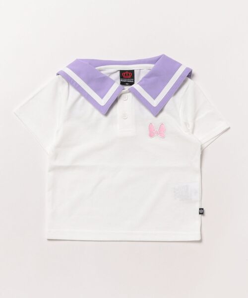 Disney（ディズニー）の「ディズニー マリンTシャツ 0582K（Tシャツ/カットソー・キッズ・ホワイト×ブルー/その他26・100cm/110cm/90cm/80ｃｍ/120cm）」の12枚目の写真