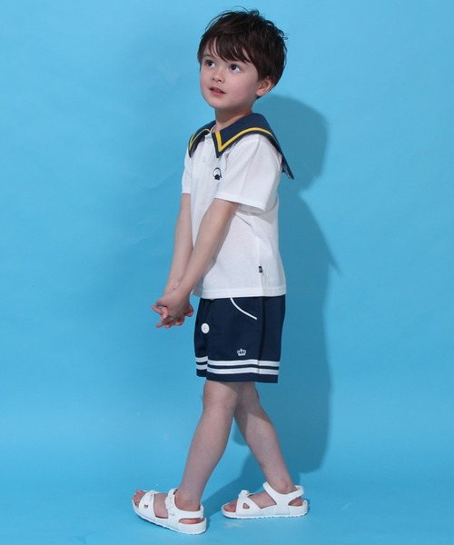 Disney（ディズニー）の「ディズニー マリンTシャツ 0582K（Tシャツ/カットソー・キッズ・ホワイト×ブルー/その他26・100cm/110cm/90cm/80ｃｍ/120cm）」の11枚目の写真