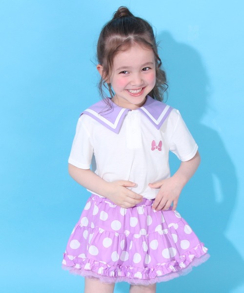 Disney（ディズニー）の「ディズニー マリンTシャツ 0582K（Tシャツ/カットソー・キッズ・ホワイト×ブルー/その他26・100cm/110cm/90cm/80ｃｍ/120cm）」の17枚目の写真