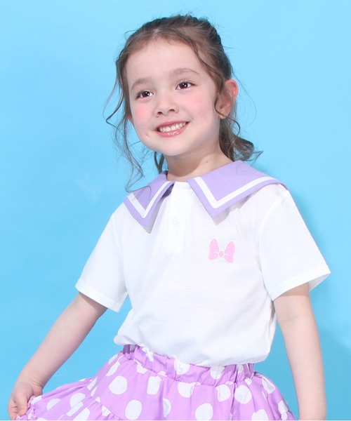 Disney（ディズニー）の「ディズニー マリンTシャツ 0582K（Tシャツ/カットソー・キッズ・ホワイト×ブルー/その他26・100cm/110cm/90cm/80ｃｍ/120cm）」の18枚目の写真