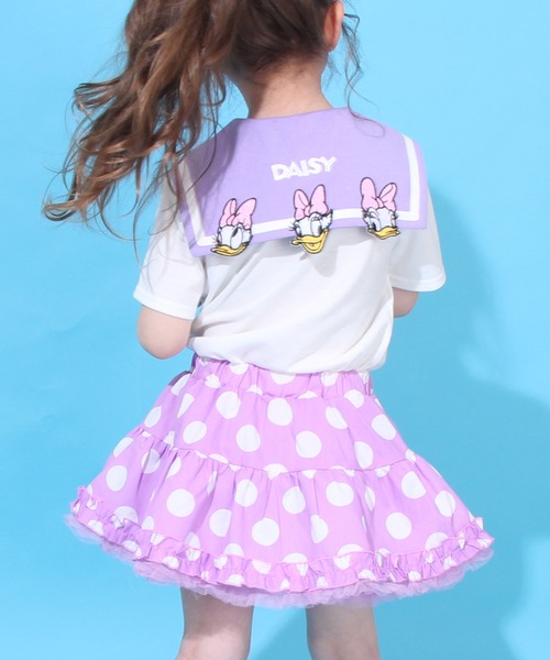 Disney（ディズニー）の「ディズニー マリンTシャツ 0582K（Tシャツ/カットソー・キッズ・ホワイト×ブルー/その他26・100cm/110cm/90cm/80ｃｍ/120cm）」の21枚目の写真