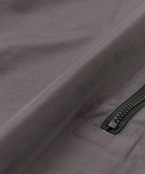 FOG ESSENTIALS（エフオージーエッセンシャルズ）の「FOG ESSENTIALS/エッセンシャルズ HALF-ZIP TRACK JACKET ハーフジップ リフレクタージャケット（ブルゾン・メンズ・ブラック/パープル/シルバー・S/XL/L/M）」の9枚目の写真