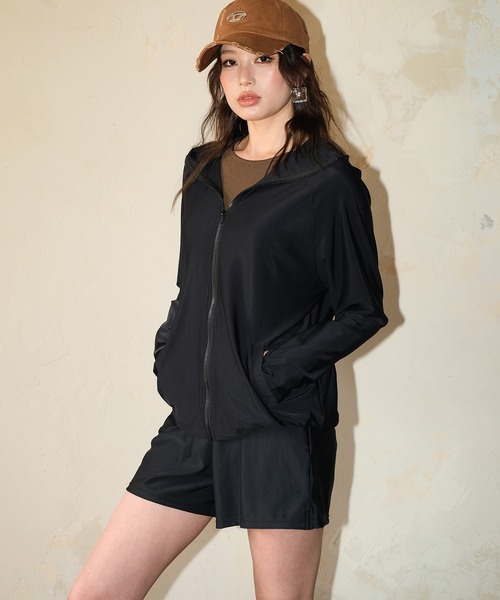 ZOZO TOWN＊OSYAREVO＊水着4点セット セール】レースアップ×フリル ビキニ 4点セット 水着