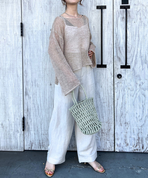 The Bagmati（ザバグマティ）の「【The Bagmati/ザ バグマティ】メタリックネットバッグ（トートバッグ・レディース・その他・フリー）」の6枚目の写真
