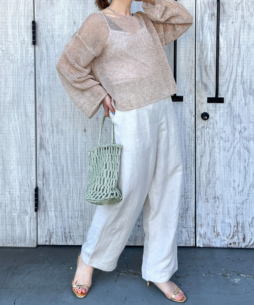 The Bagmati（ザバグマティ）の「【The Bagmati/ザ バグマティ】メタリックネットバッグ（トートバッグ・レディース・その他・フリー）」の8枚目の写真